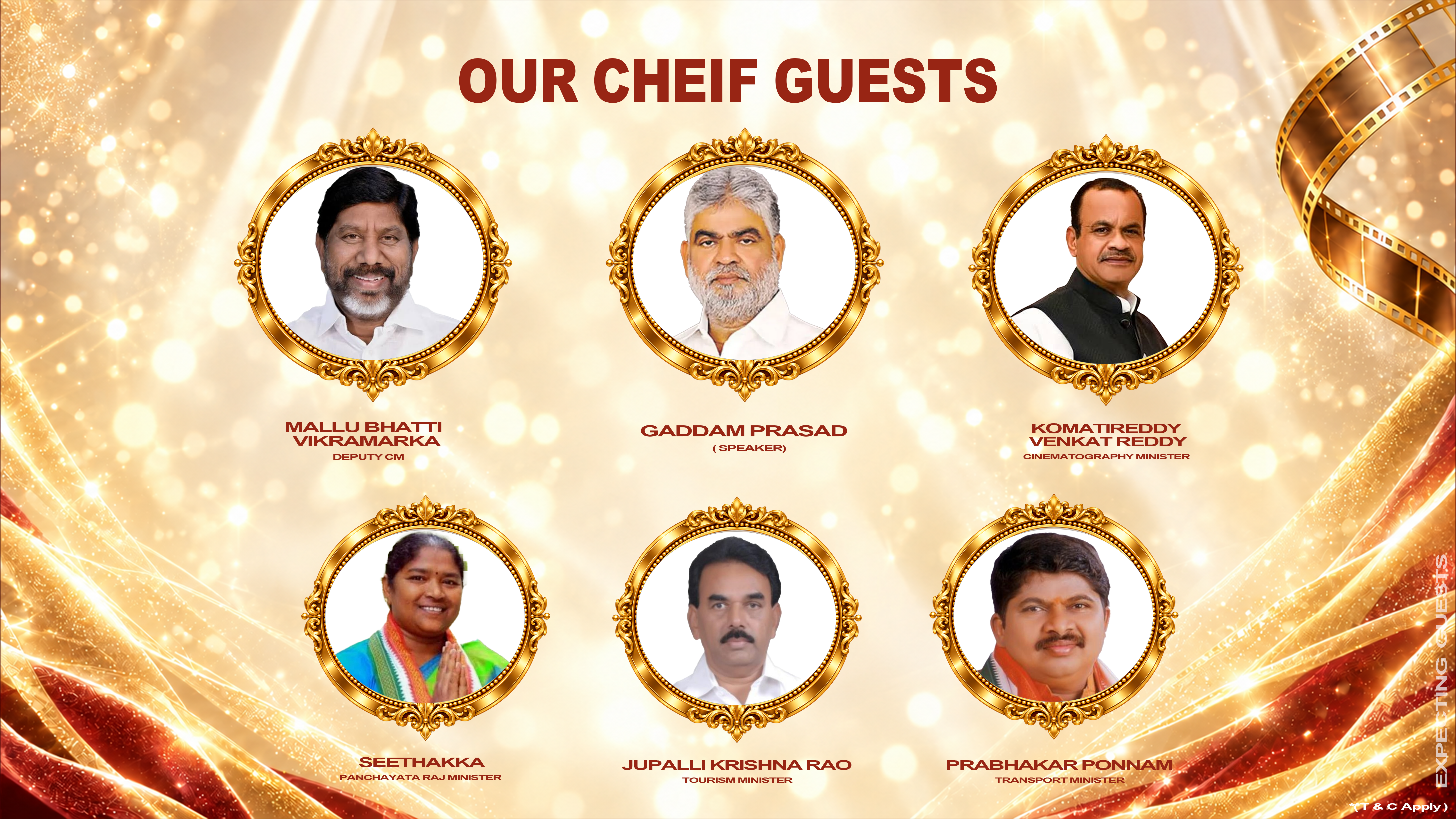 Sahara Filmfare guests and sponsorship